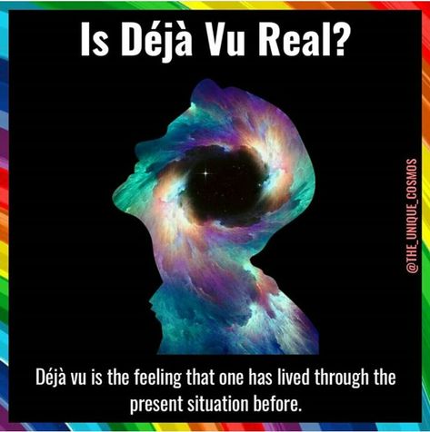 Opposite Of Deja Vu, Deja Vu Pictures, Deja Vu Poster, The Multiverse Theory, Deja Vu Theories, Deja Vu, Cosmos, Feelings, Movie Posters