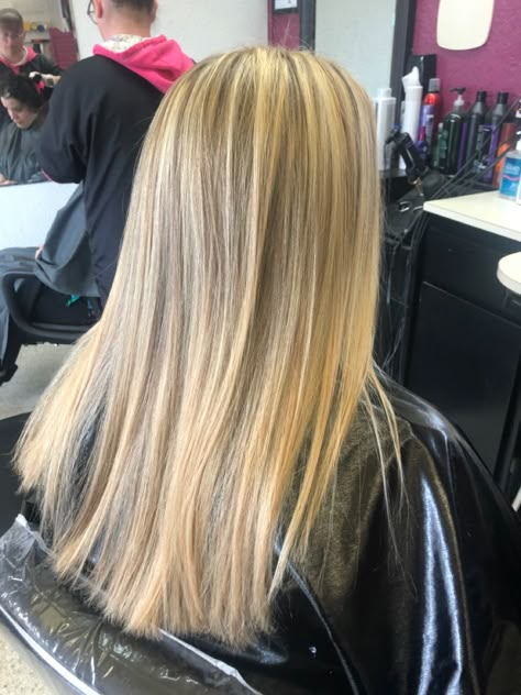 Blonde Cap Highlights, Highlighted Roots, Half A Head Of Highlights, T Section Highlights Hair, T Section Highlights, Cute Hair Colours, Highlights In Blonde Hair, Cold Blonde, Blond Highlights