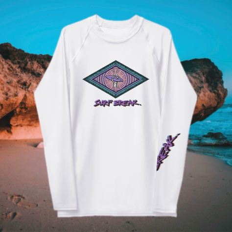 Conquer the waves with our new retro men’s surf rash guard! 🌊🕶️ Designed for those who live for the thrill, this gear merges style with hardcore protection. #surfing #ThrillSeeker #RetroVibes #SurfGear #onsale #forsale #beachwear #beachfashion #beachvibes #vacation #surf #clothingbrand Surf Gear, Thrill Seeker, New Retro, Retro Men, Rash Guard, Beach Style, Clothing Brand, Surfing, Quick Saves