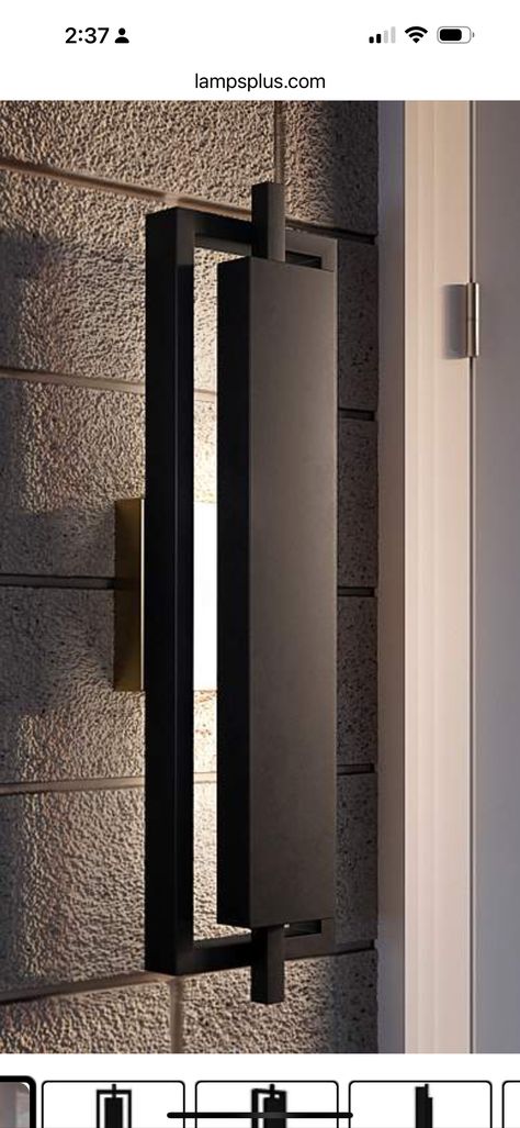 Modern Outdoor Sconces, Modern Exterior Lighting, Post Lights Outdoor, Porch Light Fixtures, Front Door Lighting, Outdoor Wall Light Fixtures, Random Decor, Modern Outdoor Wall Lighting, Lantern Outdoor