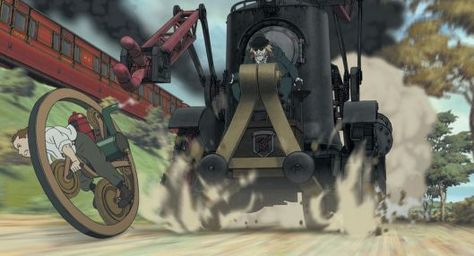 Monowheel - Steamboy - Otomo - 001 Steampunk Movies, Steampunk Festival, Katsuhiro Otomo, Still Frame, Steampunk Cosplay, Neo Victorian, Alternate History, Sci Fi Movies, Fantasy Inspiration