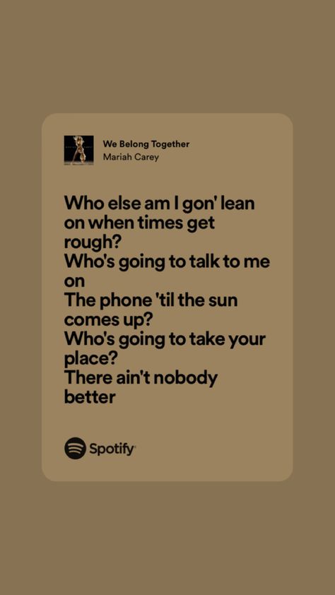 Mariah Carey We Belong Together, Mariah Carey Aesthetic, Mariah Carey Lyrics, Mariah Carey Music, Mariah Carey Pictures, We Belong Together, Spotify Lyrics, About Music, Mariah Carey