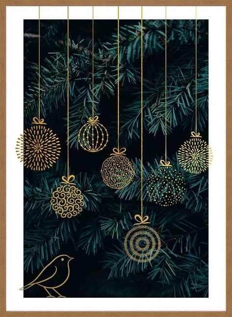 Contemporary Christmas print that is an amazing addition to the usual Christmas Decor. Give your Christmas Decorations an extra twist this year. Art Deco Christmas Decorations, Gelato Packaging, Christmas Art Deco, Holidays Illustration, Decorate Your Fireplace, Art Deco Christmas, Fabric Christmas Decorations, Ornament Illustration, Silver Lanterns