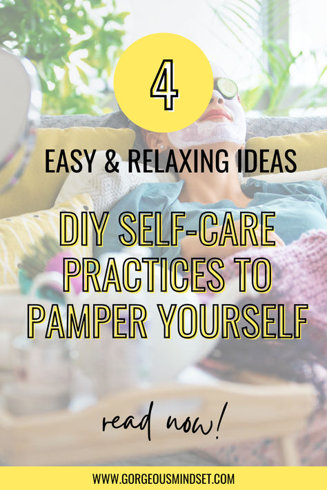 Looking for simple ways to pamper yourself? 
These 4 DIY self-care practices are the perfect way to unwind and show yourself some love! From homemade face masks to relaxation tips, discover how you can create a soothing spa experience right at home. Perfect for those looking to boost their well-being with easy, affordable, and effective self-care routines. 🌸✨ 

#SelfCare #DIYBeauty #Relaxation #SelfCareRoutine #PamperYourself #WellnessJourney #Mindfulness Home Foot Soak, Diy Selfcare, Relaxing Ideas, Relaxation Tips, Spa Home, Anti Aging Mask, Show Yourself, Essential Oil Mixes, Pamper Yourself