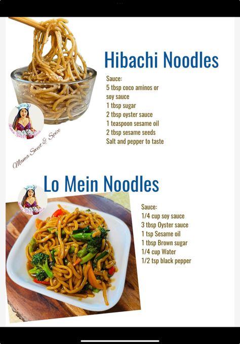 Hibachi Lo Mein, Homemade Lo Mein, Homemade Noodles Recipe, Lo Mein Sauce, Hibachi Noodles, Noodles Sauce, Noodle Recipes Homemade, Lo Mein Noodles, Chinese Cooking Recipes