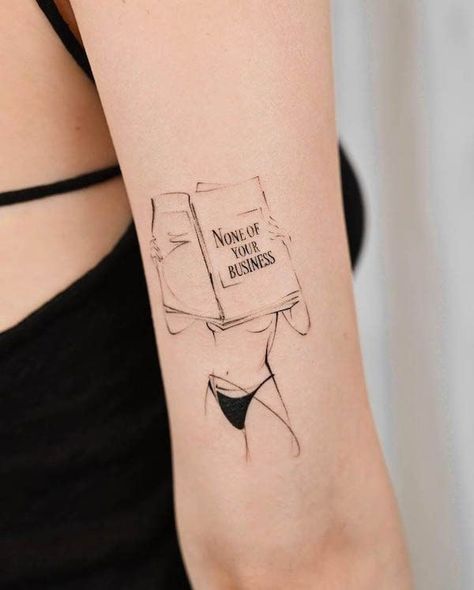 Line Tattoo Arm, Our Mindful Life, Catrina Tattoo, Tato Minimal, Christ Tattoo, Designs Quotes, Clever Tattoos, Silhouette Tattoos, Tasteful Tattoos