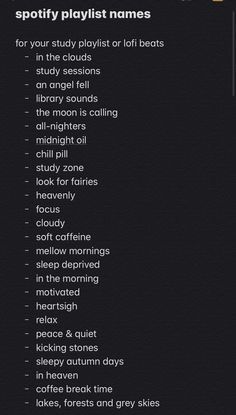 Good Album Names, Music Title Ideas, Aesthetic Album Names, Music Album Names Ideas, Song Titles Aesthetic, Song Titles Ideas, Spotify Username Ideas, Song Title Ideas, Spotify Playlist Names Ideas Aesthetic