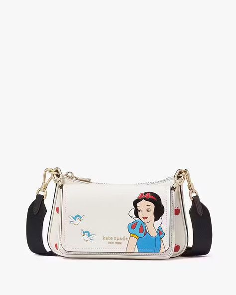 Disney x Kate Spade New York Snow … curated on LTK Apple Purse, Disney Kate Spade, New York Snow, Two Is Better Than One, Kate Spade Disney, Woodland Friends, Disney Bag, Double Up, Crossbody Wallet