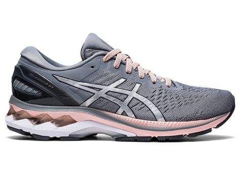 Women's GEL-KAYANO 27 | Sheet Rock/Pure Silver | Running Shoes | ASICS Running Shoes Asics, More Flexible, Asics Running, Shoes Asics, All Black Shoes, Asics Women Gel, Asics Gel Kayano, Asics Running Shoes, Running Belt