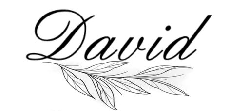 David In Cursive, Eden Name, David Tattoo, Name Drawings, Tattoo Name, C Tattoo, Cursive Alphabet, Name Tattoo Designs, Name Tattoo