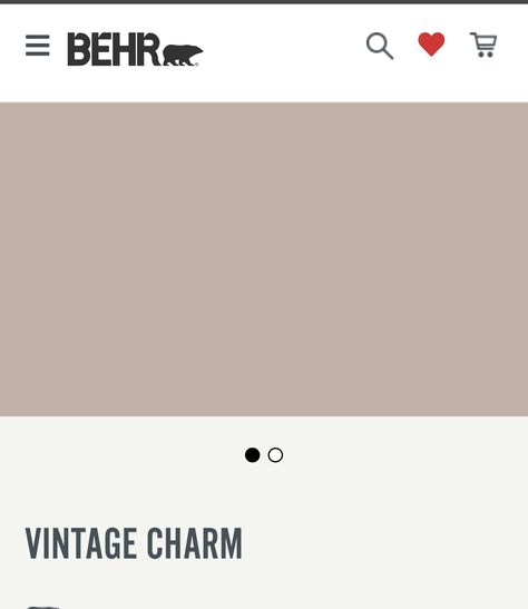 Vintage Charm Behr Paint, Vintage Charm Behr, Behr Vintage Charm, Fabulous Bathrooms, Vintage Homes, Beige Paint, Behr Paint, Clay Paint, Brown Paint