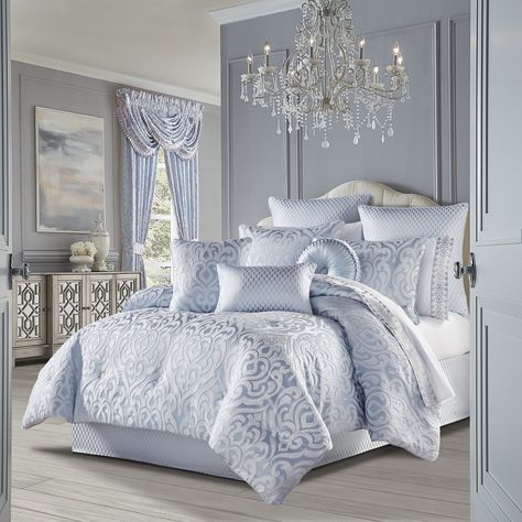 J. Queen New York Trinity Comforter Set - On Sale - Bed Bath & Beyond - 38170114 Weighted Comforter, Dream Bedrooms, Blue Comforter Sets, Blue Comforter, Queens New York, King Comforter Sets, Queen Comforter Sets, Queen Comforter, King Comforter