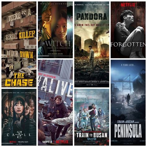 Best Korean Thriller Movies, Best Action Thriller Movies, Korean Netflix Movies, Top Zombie Movies, Best Korean Horror Movies, Netflix Movies To Watch Action, Netflix Zombie Movies List, Korean Horror Movies List, Korean Horror Drama