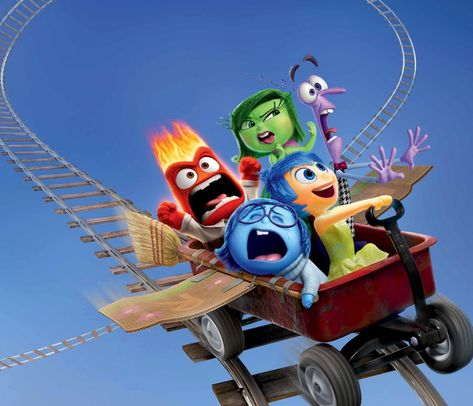 Emotional Roller-coaster Classic Family Movies, Inside Out Party Ideas, Joy Inside Out, Inside Out Emotions, Movie Inside Out, Inside Out Characters, Wallpaper Roller, Disney Inside Out, Velvet Wallpaper