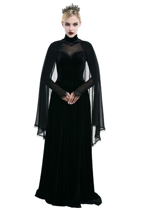 Evil Queen Costume, Gothic Halloween Costumes, Gothic Costume, Gothic Wedding Dress, Hallowen Costume, Victorian Costume, Queen Costume, Goth Dress, Dress Chiffon