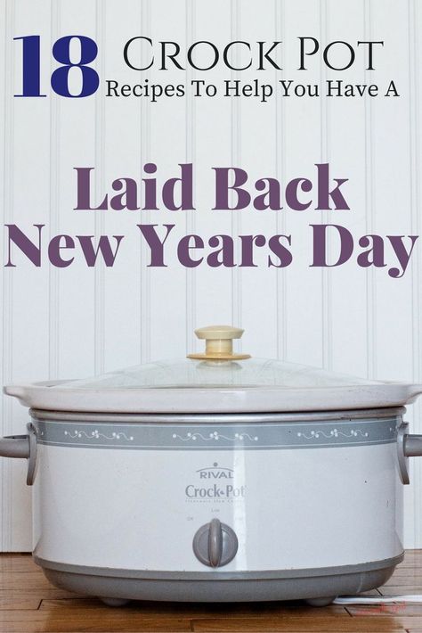 19 Crock Pot Recipes To Help You Have A Laid Back New Years Day. You all know I love a crock pot recipe! They help you in so many ways. I have put together 19 crock pot recipes to help you have a laid back New Years Day. New Years Eve Crockpot Recipes, New Years Lunch Ideas, Easy New Years Eve Dinner Ideas, New Years Day Dinner, New Years Day Meal, Crockpot Applesauce, Crock Pot Recipe, Crock Pot Recipes, New Year's Food