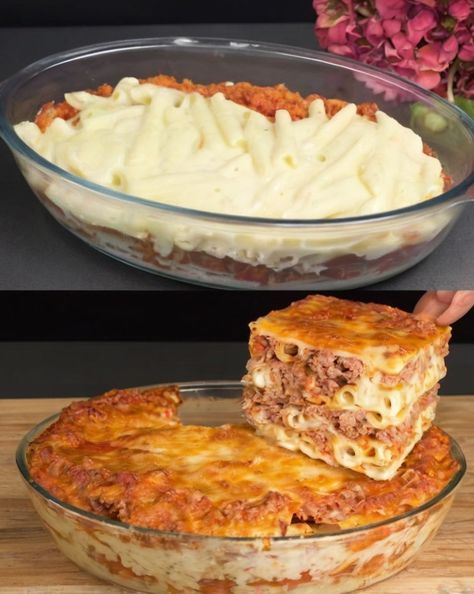 Inspired by Italy : Baked Penne Recipe Gourmet Mashed Potatoes, Penne Pasta Bake, Strawberry Rhubarb Pie Recipe, Baked Penne Pasta, Rhubarb Recipes Pie, Cheesy Baked Chicken, Penne Recipes, Baked Penne, Potato Puffs