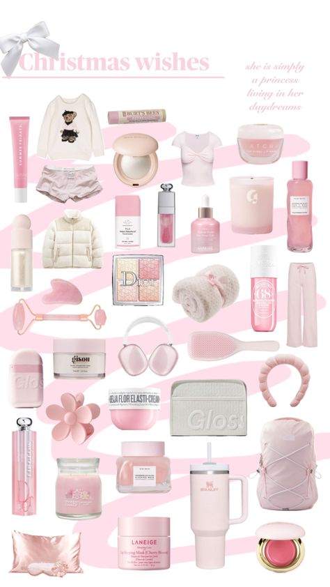 Pink Pilates Princess wishlist☁️🎀 #beauty #outfitinspo #homedecor #pinkaesthetic #pinkpilatesprincess #wishlist #christmas #christmaslist #ideas #inspo #pinterest #thatgirl #aesthetic #skincare #fyp Teen Christmas Wishlist, Xmas List Ideas, Thatgirl Aesthetic, Best Lego Sets, Wishlist Christmas, Girly Christmas Gifts, Pink Pilates Princess, Princess Gifts, Aesthetic Skincare