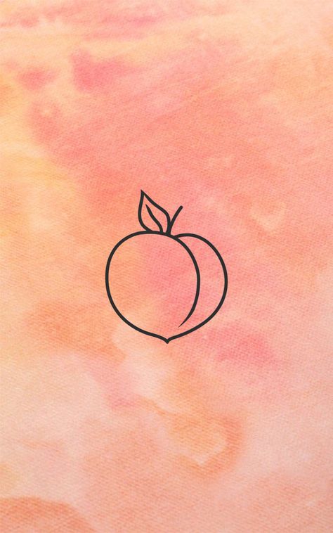 Mini Peach Tattoo, Small Peach Tattoo Simple, Peachy Tattoo On Buttcheek, Dainty Peach Tattoo, Cute Peach Tattoo, Peach Line Tattoo, Peach Emoji Tattoo, Peach Tattoo Small Outline, Peach Outline Tattoo