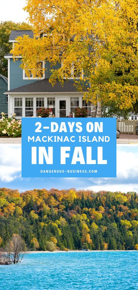 Mackinac Island In The Fall, Things To Do In Mackinac Island, Mackinac Island Fall, Fall Itinerary, 50 States Travel, Mackinaw Island, Mackinac Island Michigan, Michigan Road Trip, Island Pictures