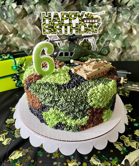 Kids Army Cake Ideas Boy Birthday, Army Birthday Cake Ideas, Army Cakes For Boys, 7th Birthday Cakes For Boys, Military Birthday Cake, Army Birthday Cakes, Army Cake, Army Birthday Parties, Military Cake