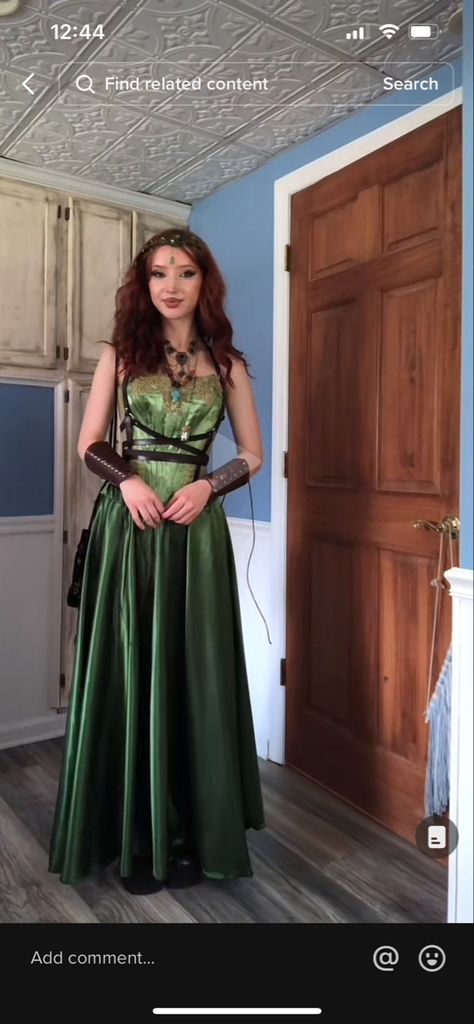 @ageminifairy tiktok Elven Costume, Elven Clothing, Fair Outfits, Fantasy Wedding, Victorian Clothing, Fantasy Fashion, Wedding Outfit, Cool Outfits, Fashion Dresses