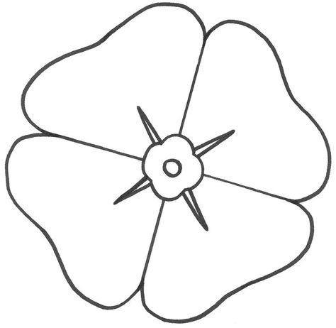 Poppy Flower Coloring Page Flower Colouring Pages, Poppy Craft For Kids, Anzac Poppy, Poppy Template, Remembrance Day Activities, Poppy Coloring Page, Remembrance Day Art, Poppy Images, Poppy Craft