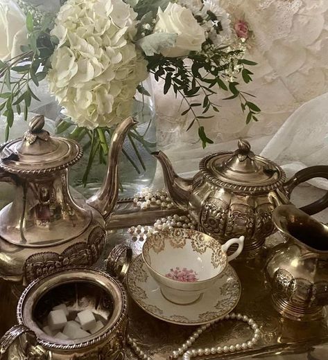 Everything Vintage And Shabby | Enjoy your tea time🌿🌸🌿 #victorian #teacupsandsaucerscollectors #TeaTimeBliss #TeacupSet #tea #teacupsandsaucerscollection #teacup #teacupcoll... | Facebook Tea Party Aesthetic Vintage, Victorian Era Aesthetic, Victorian Tea Sets, Victorian Tea Room, Dream Core, Vintage Tea Set, Oc Board, Victorian Aesthetic, Vintage Tea Party