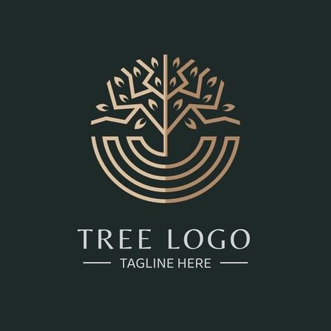 Logo Tree Design, Tree Logo Design Inspiration, Tree Logo Ideas, Olive Tree Logo, Wood Logo Branding, Trees Logo, Tree Of Life Logo, Circle Logos Inspiration, Logo Rond