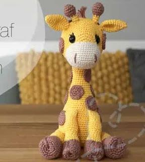 PATRONES AMIGURUMI GRATIS: PATRON GRATIS JIRAFA AMIGURUMI 68960 🦒 Crochet Amigurumi, Amigurumi, Baby Shower, Internet, Crochet