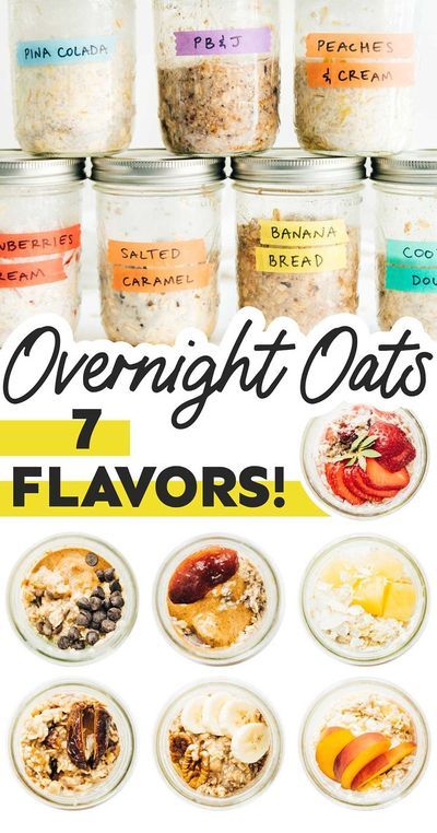 Pina Colada Overnight Oats Healthy, Overnight Oats With Rolled Oats, Overnight Oats Salted Caramel, Eat Overnight Oats, Instant Oats Overnight, Overnight Oats With Peaches, Instant Overnight Oats, Overnight Oats Caramel, Overnight Oats Jello Pudding