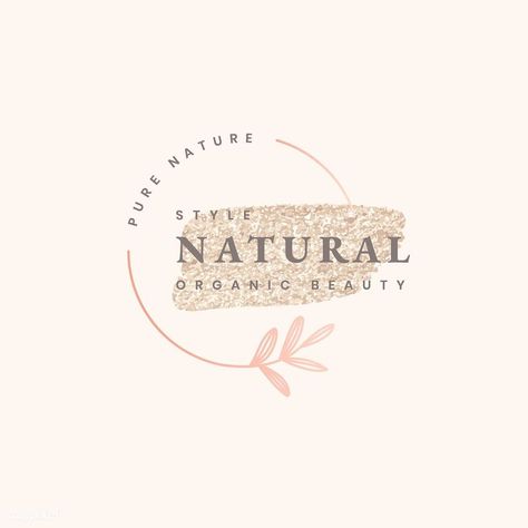 Organic beauty product logo design vector | free image by rawpixel.com / wan Product Logo Design, Soap Logo, Girly Logo, Label Produk, Free Business Logo, Spa Logo Design, Organic Logo Design, Boutique Logo Design, Product Logo