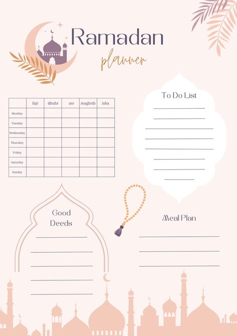 Ramadan Planner, Ramadan Prayer, Ramadan 2023, 2023 Planner, Planner Writing, Kids Planner, Planner Printables Free, Teacher Planner, Planner Bundle