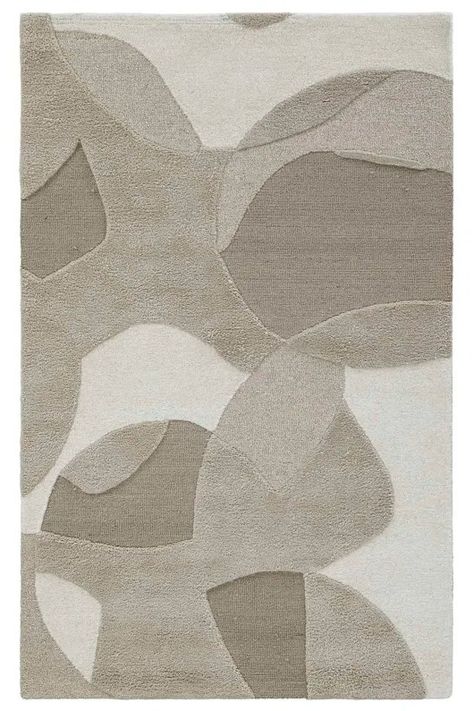 Rectangle Abstract Hand Tufted Wool Area Rug in Natural | AllModern Modern Maximalist Decor, Scandinavian Wall Decor, Dimensional Wall Art, Ship Decor, Architectural Design House Plans, Abstract Hand, Scandinavian Wall, Simple Furniture, Minimalist Furniture