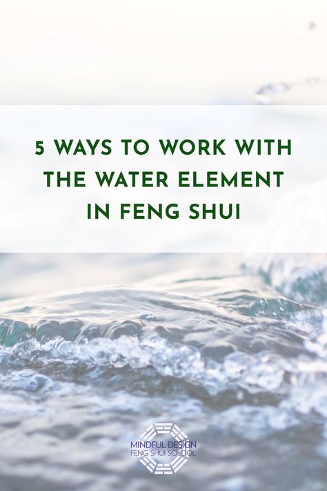 closeup photo of water splashing. text reads "5 ways to work with the water element in feng shui" Feng Shui Water Element, Coaching Aesthetic, Feng Shui Art, Water Element, Design School, 5 Ways, School Design, Show Up, Feng Shui