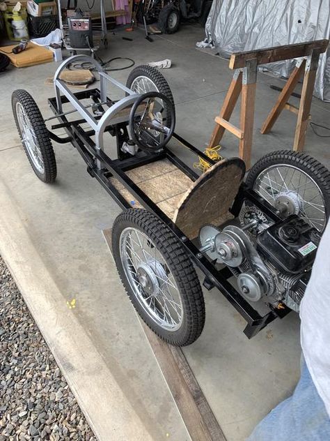 Soap Box Derby Cars, Cycle Kart, Dieselpunk Vehicles, Three Wheeled Car, Homemade Go Kart, Bike Cart, Go Kart Plans, Mini Jeep, Diy Go Kart