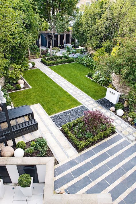 Garden ideas: 65 ways to enhance your outdoor space | Real Homes Modern Japanese Garden, Modern Garden Landscaping, Moderne Have, Modern Backyard Landscaping, Japanese Garden Design, Modern Landscape Design, Modern Garden Design, Landscape Designs, Have Inspiration