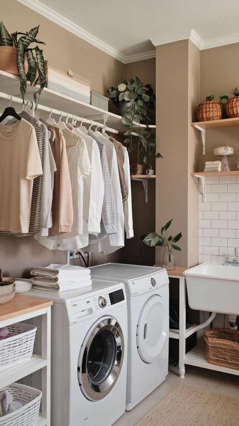 Upgrade your laundry room with these 12 modern aesthetic ideas! From sleek finishes to innovative technology, create a functional yet stylish laundry area that fits seamlessly into a contemporary home. Laundry Room Ideas, The Aesthetics, Laundry Area, Aesthetic Ideas, Contemporary Home, Modern Aesthetic, Innovation Technology, Contemporary House, Laundry Room