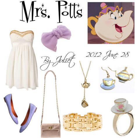 Mrs. Potts inspired outfit Disney Character Outfits, Mood Bored, Mrs Potts, Disney Bounds, Disney Bounding, Character Inspired Outfits, Loungewear Outfits, Fandom Fashion, Disney Beauty And The Beast