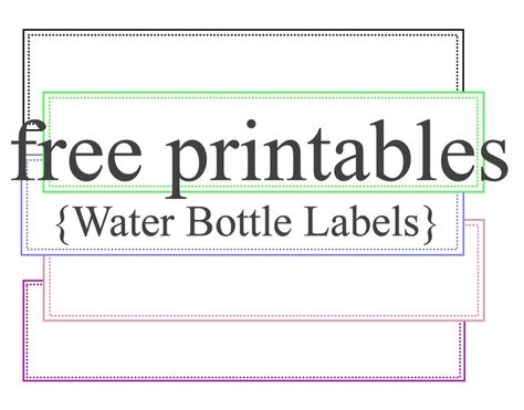 Baby Water Bottle Label Template Free Water Bottle Labels Free Printables, Label Botol, Water Bottle Labels Free, Wine Bottle Label Template, Diy Water Bottle Labels, Labels Printables Free Templates, Label Produk, Custom Water Bottle Labels, Printable Label Templates