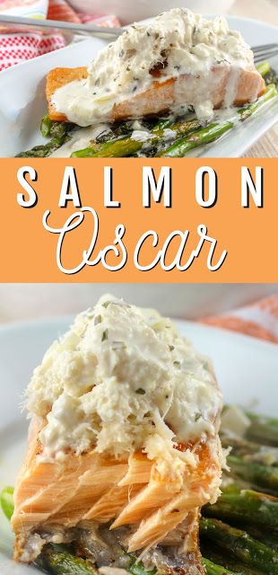 Baked Salmon With Crab Topping, Crab Topping For Fish, Salmon With Bernaise, Salmon Topped With Crab Meat, Salmon And Crab Meat Recipe, Crab Topped Salmon, Baked Salmon Meatballs With Creamy Avocado Sauce, Salmon With Crab Meat On Top, Salmon And Crab Recipes