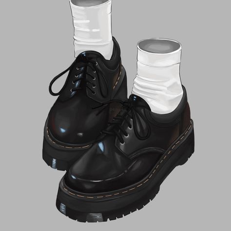 doc martens art realistic shading Sims Doc Martens, How To Draw Doc Martens, Doc Martens Drawing Reference, Sims 4 Doc Martens Cc, Chunky Shoes Drawing, Sims 4 Cc Doc Martens, Doc Martens Drawing, Artist Block, Realistic Shading