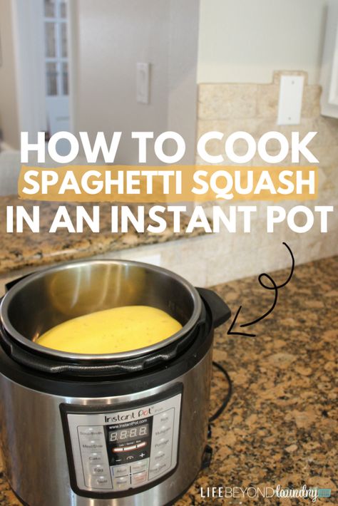 How to cook Spaghetti Squash in a Pressure Cooker Last week I basically broke out in a sweat trying to cut a dang spaghetti squash in half. I knew there HAD to be an easier way. We loved all of our spaghetti squash based meals, but I had to find a better solution for cooking … Continue reading How to Cook Spaghetti Squash in a Pressure Cooker Pressure Cooker Spaghetti, Instant Pot Veggies, Pressure Cooker Desserts, Squash Spaghetti, Recipes Spaghetti, Cook Spaghetti Squash, Crockpot Spaghetti, Cooking Spaghetti, Spaghetti Squash Recipes