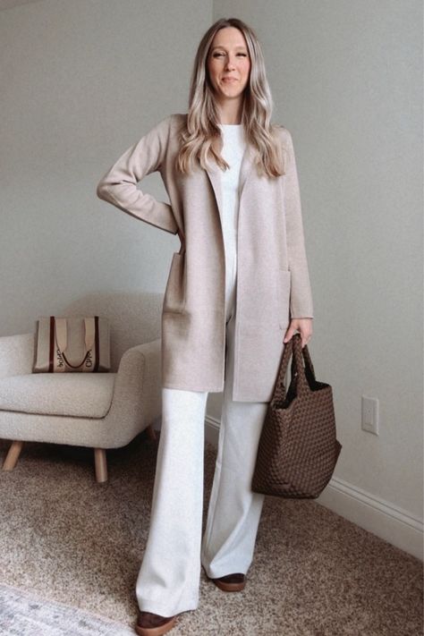 Juliette collarless sweater-blazer curated on LTK Sweater Blazer Outfits For Women, Womens Workwear, Meeting Outfit, Casual Meeting, Blazer Outfits For Women, Sweater Blazer, Work Wear Women, Outfits For Women, Blazer Outfits