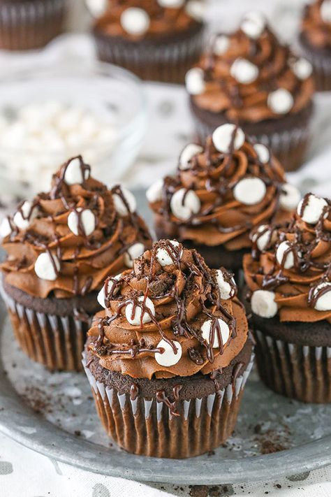 Mud Cupcakes, Chocolate Cupcakes Moist, Chocolate Fudge Frosting, Fall Cupcakes, Sweet Temptation, Mississippi Mud, Fudge Frosting, Cupcake Recipes Chocolate, Cupcake Flavors