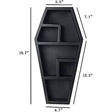 How to Make a Coffin: 13 Steps (with Pictures) - wikiHow Diy Mini Coffin Shelf, Coffin Shelf Measurements, Coffin Shelf Plans, Coffin Wood Crafts, Coffin Bookshelf Diy Plans, Coffin Shelf Diy Plans, Coffin Cabinet, Coffin Shelf Diy, Diy Coffin Shelf