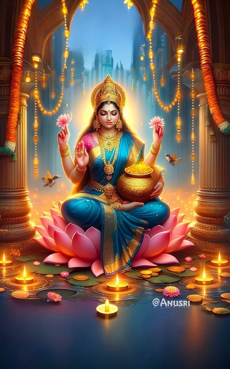 Dhanlaxmi Image, Laxmi Mata Photo, Vaibhav Lakshmi Images, Laxmi Goddess Wallpapers Full Hd, Maa Laxmi Hd Wallpaper, Laksmi Dewi, Diwali Lakshmi, Laxmi Maa, Lakshmi Mata