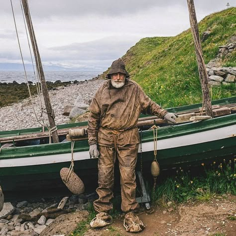 Fisherman of Iceland Old Fisherman Photography, Old Fisherman Aesthetic, Fisherman Photography, Irish Fisherman Aesthetic, Fisherman Aesthetic, Fishing Booth, Fisherman Outfit, Richard Avedon Photography, Iceland Nature