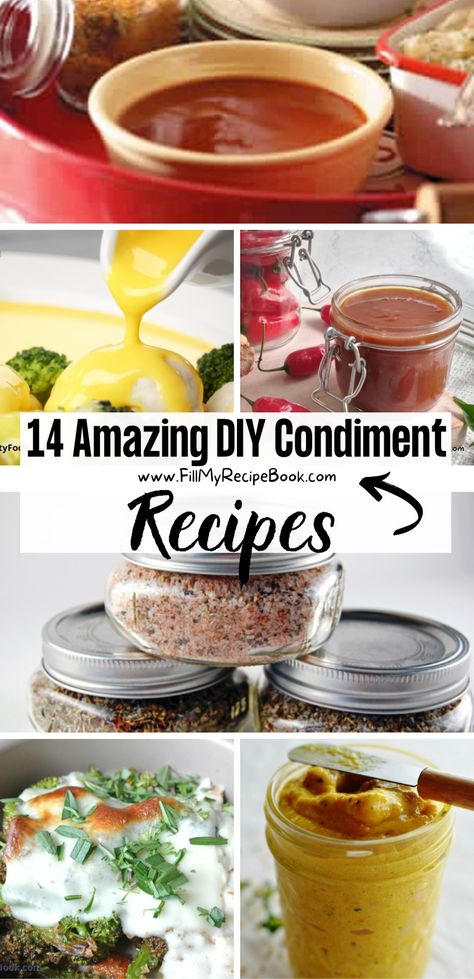 14 Amazing DIY Condiment Recipes - Fill My Recipe Book Homemade Taco Sauce, Worcestershire Sauce Recipes, Honey Barbecue Sauce, My Recipe Book, Healthy Sauces, Homemade Spice Mix, Honey Barbecue, Homemade Pantry, Homemade Enchilada Sauce