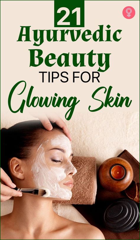 21 Ayurvedic Beauty Tips For Glowing Skin: Ayurveda is not just about herbal remedies. It is a way of life. It is about embracing lifestyle habits that will turn you into the most beautiful version of you. Here are a few time-tested purifying habits and ayurvedic beauty tips that you can include in your skin care routine. #beauty #beautytips #ayurveda #skincare #skincaretips Natural Face Pack, Ayurveda Beauty, Tips For Glowing Skin, Ayurvedic Skin Care, Natural Beauty Secrets, Ayurvedic Healing, Beauty Tips For Glowing Skin, Gorgeous Skin, For Glowing Skin